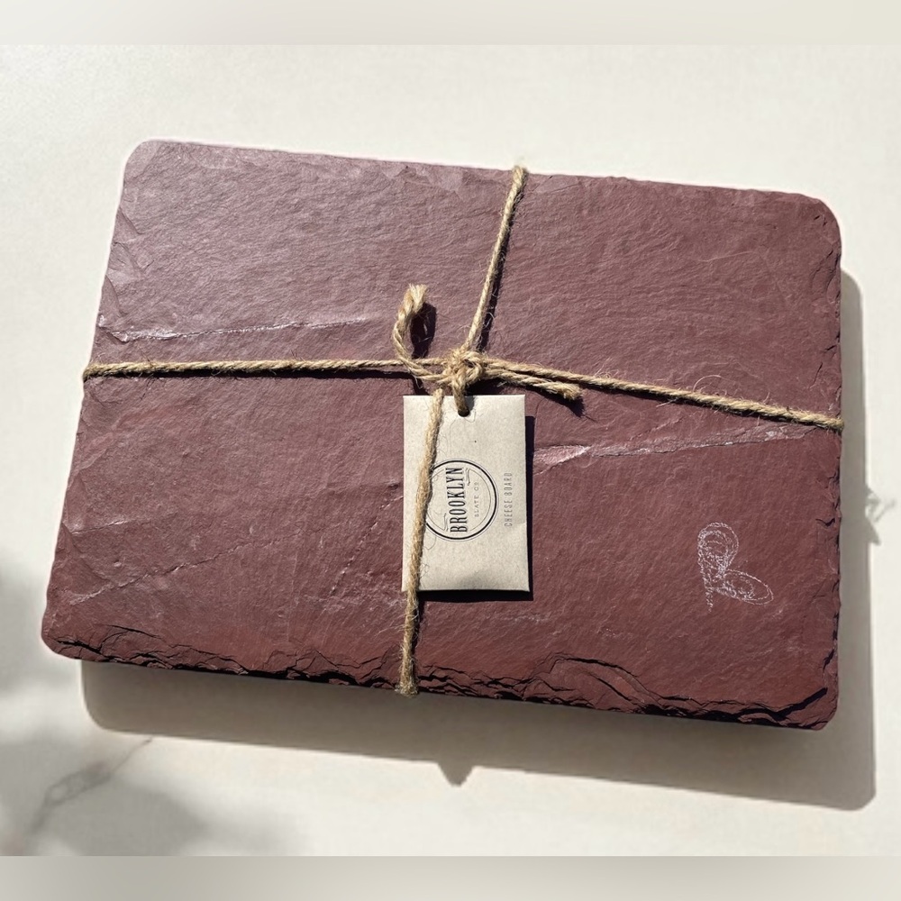 NWT- Brooklyn Red Slate Cheese Board